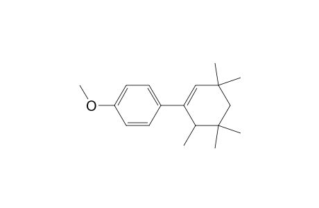 Benzene, 1-methoxy-4-(3,3,5,5,6-pentamethyl-1-cyclohexen-1-yl)-