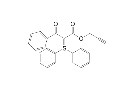 Prop-2-ynyl 2-(diphenylsulfuranylidene)-3-oxo-3-phenylpropanoate
