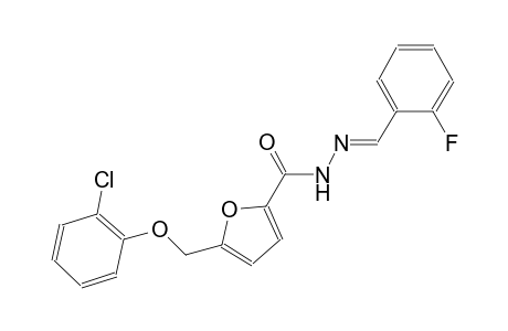 5-[(2-chlorophenoxy)methyl]-N'-[(E)-(2-fluorophenyl)methylidene]-2-furohydrazide