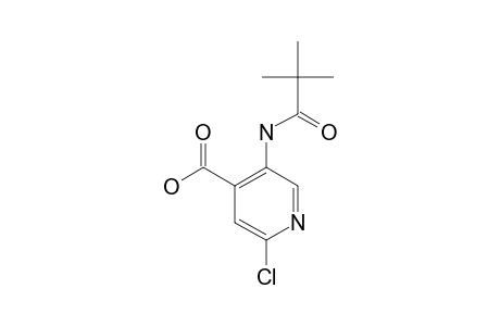 2-CHLORO-5-(tert-BUTYL-CARBONYL-AMINO)-PYRIDINE-4-CARBOXYLIC-ACID