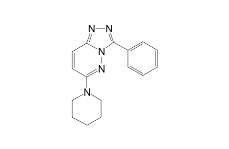3-Phenyl-6-(1-piperidinyl)[1,2,4]triazolo[4,3-b]pyridazine