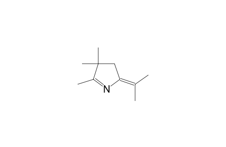 5-isopropylidene-2,3,3-trimethyl-1-pyrroline