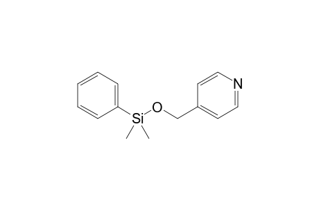 4-{[(Dimethylphenylsilyl)oxy]methyl}pyridine