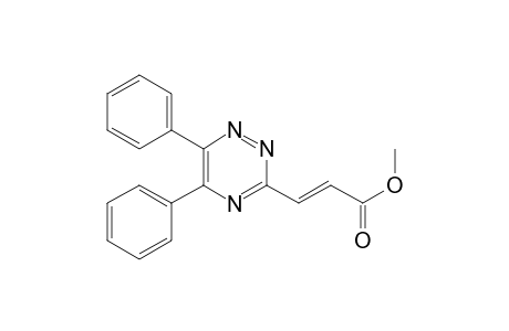 Methyl 3-(5',6'-diphenyl-1'.2',4'-triazin-3'-yl) acrylate