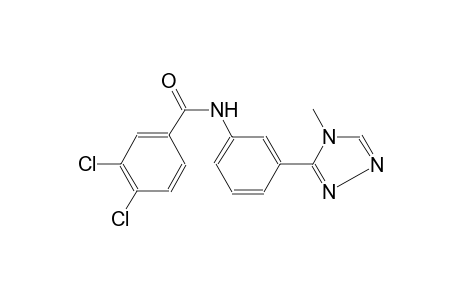 3,4-Dichloro-N-[3-(4-methyl-4H-1,2,4-triazol-3-yl)phenyl]benzamide