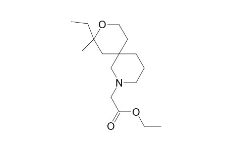 Ethyl (8-ethyl-8-methyl-9-oxa-2-azaspiro[5.5]undec-2-yl)acetate
