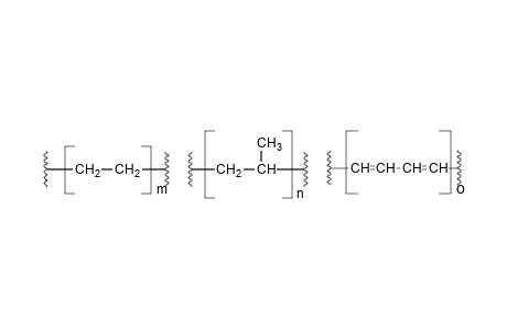 Ethylene/propylene/diene terpolymer 50/42/8