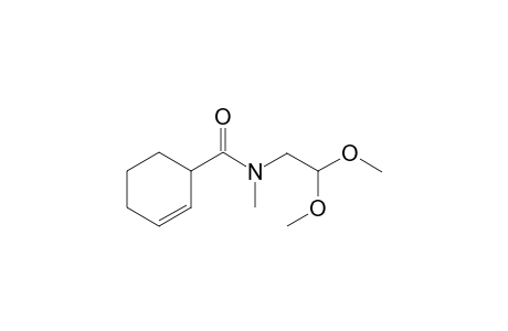 N-(2,2-Dimethoxyethyl)-N-methylcyclohex-2-ene-1-carboxamide