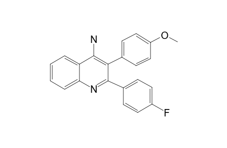 4-AMINO-2-(4-FLUOROPHENYL)-3-(4-METHOXYPHENYL)-QUINOLINE