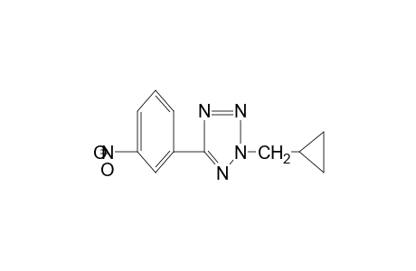 2-(cyclopropylmethyl)-5-(m-nitrophenyl)-2H-tetrazole