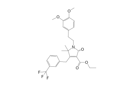 1-[2-(3,4-Dimethoxyphenyl)ethyl]-4-(3-trifluoromethylbenzyl)-5,5-methyl-2-oxo-2,5-dihydro-1H-pyrrole-3-carboxylic acid ethyl ester