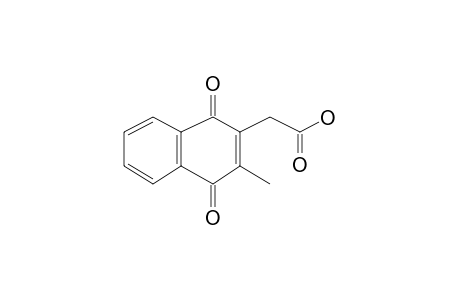 (3-Methyl-1,4-dioxo-1,4-dihydro-2-naphthyl)acetic acid