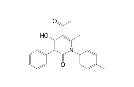 5-Acetyl-4-hydroxy-6-methyl-3-phenyl-1-p-toly1-2(1H)-pyridinone