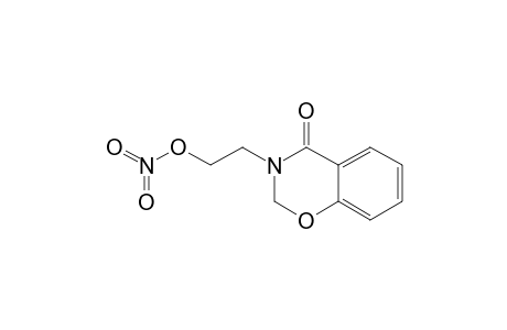 nitric acid 2-(4-keto-2H-1,3-benzoxazin-3-yl)ethyl ester