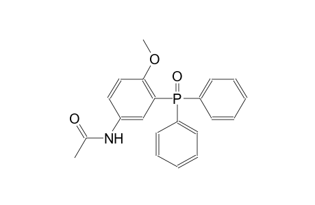acetamide, N-[3-(diphenylphosphinyl)-4-methoxyphenyl]-