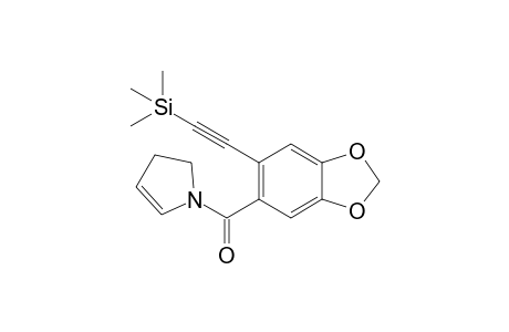 1-[(6-Trimethylsilylethynyl)-[1,3]benzodioxolo-5-ylcarbonyl]azacyclopent-2-ene