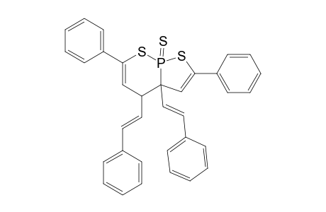 3,8-Diphenyl-5,6-distyryl-2,9-dithia-1-phosphabicyclo[4.3.0]nona-3,7-diene 1-sulfide