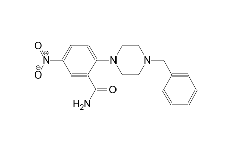 benzamide, 5-nitro-2-[4-(phenylmethyl)-1-piperazinyl]-