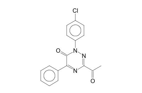 3-Acetyl-1-(4-chlorophenyl)-5-phenyl-1H-[1,2,4]triazin-6-one