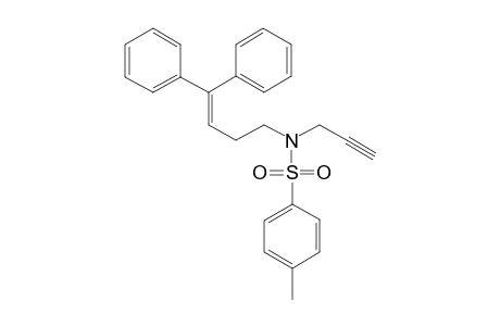 N-(4,4-Diphenyl-but-3-enyl)-4-methyl-N-prop-2-ynyl-benzenesulfonamide