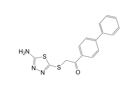 2-[(5-Amino-1,3,4-thiadiazol-2-yl)sulfanyl]-1-[1,1'-biphenyl]-4-ylethanone