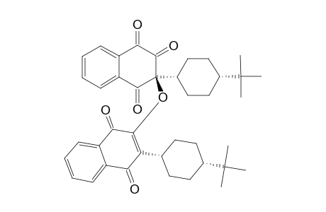 3-(cis-4-tert-Butylcyclohexyl)-3-(2-(cis-4-tert-butylcyclohexyl)naphtho-1,4-quinon-3-yl)oxy-2-oxo-2,3-dihydronaphtho-1,4-quinone
