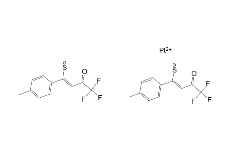 Bis[1,1,1-trifluoro-4-(4-methylphenyl)-4-thioxo-2-butanonato]platinum