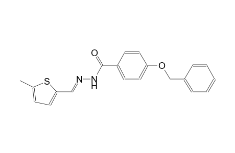 benzoic acid, 4-(phenylmethoxy)-, 2-[(E)-(5-methyl-2-thienyl)methylidene]hydrazide