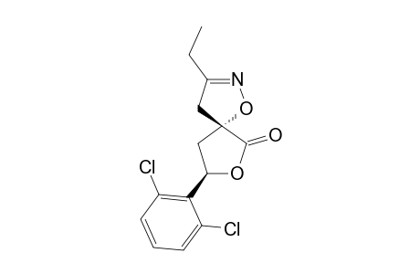 TRANS-8-(2,6-DICHLOROPHENYL)-3-ETHYL-1,7-DIOXA-2-AZASPIRO-[4.4]-NON-2-EN-6-ONE