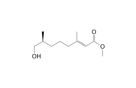 2-Octenoic acid, 8-hydroxy-3,7-dimethyl-, methyl ester, [S-(E)]-