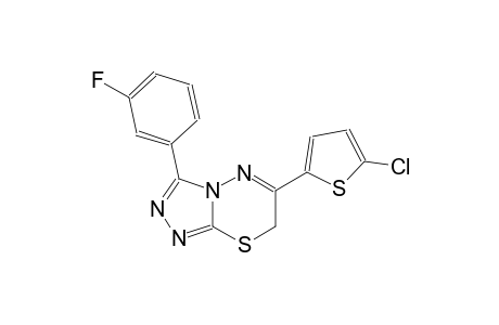 6-(5-chloro-2-thienyl)-3-(3-fluorophenyl)-7H-[1,2,4]triazolo[3,4-b][1,3,4]thiadiazine