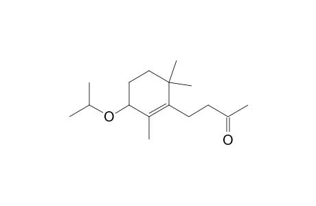 2-Butanone, 4-[2,6,6-trimethyl-3-(1-methylethoxy)-1-cyclohexen-1-yl]-, (.+-.)-