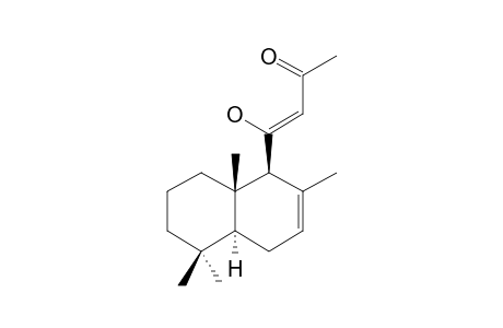 (Z)-4-[(1S,4aS,8aS)-2,5,5,8a-tetramethyl-1,4,4a,6,7,8-hexahydronaphthalen-1-yl]-4-hydroxybut-3-en-2-one