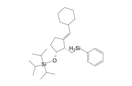 (3E,1R*,2S*)-3-(Cyclohexylmethylene)-2-[(phenylsilyl)methyl]-1-[(triisopropylsilyl)oxy]cyclopentane