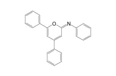 N-(4,6-Diphenyl-2H-pyran-2-ylidene)benzenamine