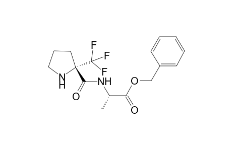 (S)-2-[((S)-2-Trifluoromethyl-pyrrolidine-2-carbonyl)-amino]-propionic acid benzyl ester