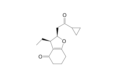 (2R,3R)-2-(2-Cyclopropyl-2-oxoethyl)-3-ethyl-3,5,6,7-tetrahydrobenzofuran-4(2H)-one