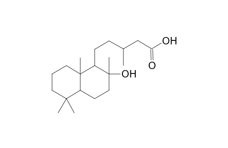 5-(2,5,5,8a-tetramethyl-2-oxidanyl-3,4,4a,6,7,8-hexahydro-1H-naphthalen-1-yl)-3-methyl-pentanoic acid