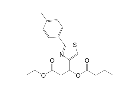 Rac-2-(Ethoxycarbonyl)-1-(2-p-tolylthiazol-4-yl)ethylbutanoate