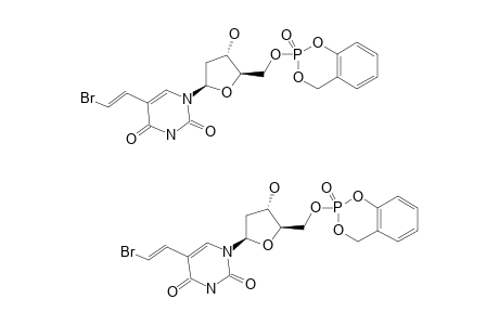 CYCLOSALIGENYL-5'-O-(E)-5-(2-BROMOVINYL)-2'-DEOXYURIDINYL-PHOSPHATE;CYCLO-SAL-BVDUMP