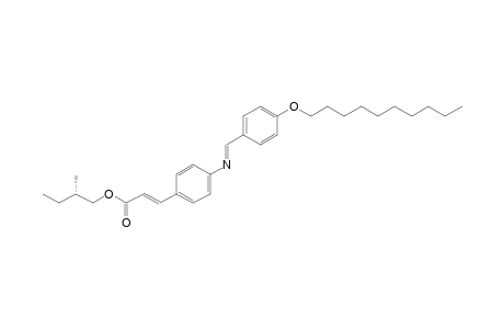 (S)-(+)-2-Methylbutyl 4-(4-decyloxybenzylideneamino)cinnamate