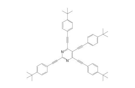 2,4,5,6-Tetrakis[(4-tert-butylphenyl)ethynyl]pyrimidine