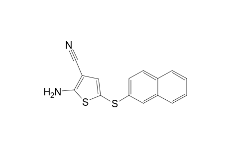 3-Thiophenecarbonitrile, 2-amino-5-(2-naphthalenylthio)-
