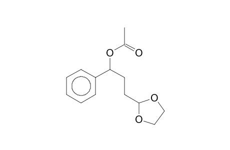 Acetic acid 3-[1,3]dioxolan-2-yl-1-phenyl-propyl ester