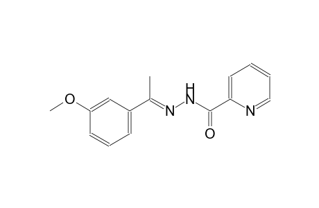 2-pyridinecarboxylic acid, 2-[(E)-1-(3-methoxyphenyl)ethylidene]hydrazide