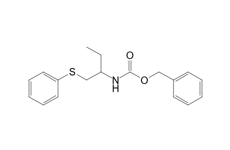 (1-Phenylsulfanylmethyl-propyl)-carbamic acid benzyl ester