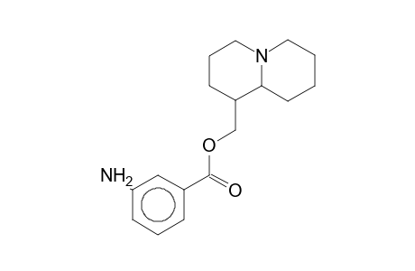 Octahydro-2H-quinolizin-1-ylmethyl 3-aminobenzoate