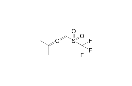 3-Methyl-1-trifluoromethanesulfonyl-buta-1,2-diene
