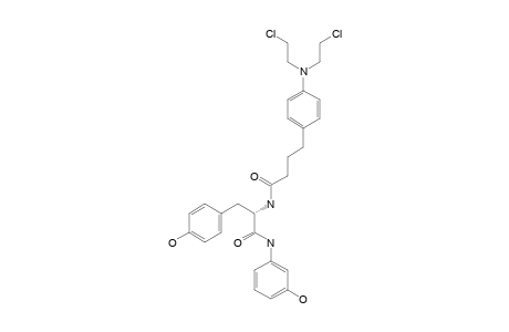 N-CHLORAMBUCIL-META-HYDROXYPHENYL-L-PARA-TYROSINAMIDE