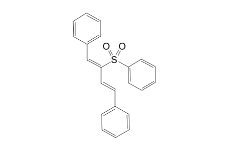 (1Z,3E)-1,4-Diphenyl-2-phenylsulfonyl-1,3-butadiene